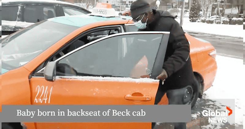 Hero cab driver helps passenger deliver her baby in the back seat of his cab