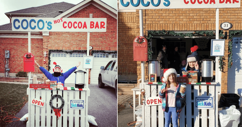 10-yr-old boy raises $6,000 for sick kids by selling hot chocolate: 'I try to be the best person I can'