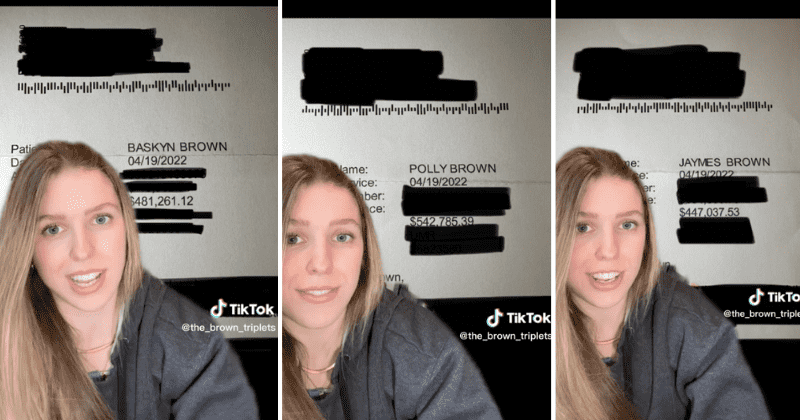 Woman shocked after being charged $1.5 million in hospital bills for giving birth to triplets