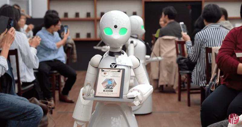 Japanese cafe hires paralyzed people to control robot servers so they have an income