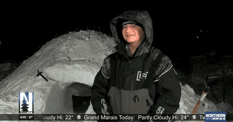 Teen has been sleeping out in the backyard for fun for almost 3 years: 'Never gets tired of it'