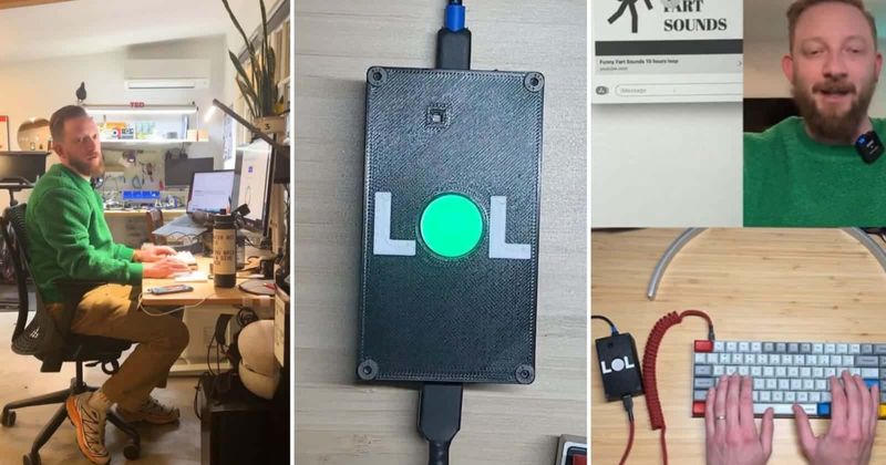 This device won't let you send 'LOL' unless you actually laugh out loud