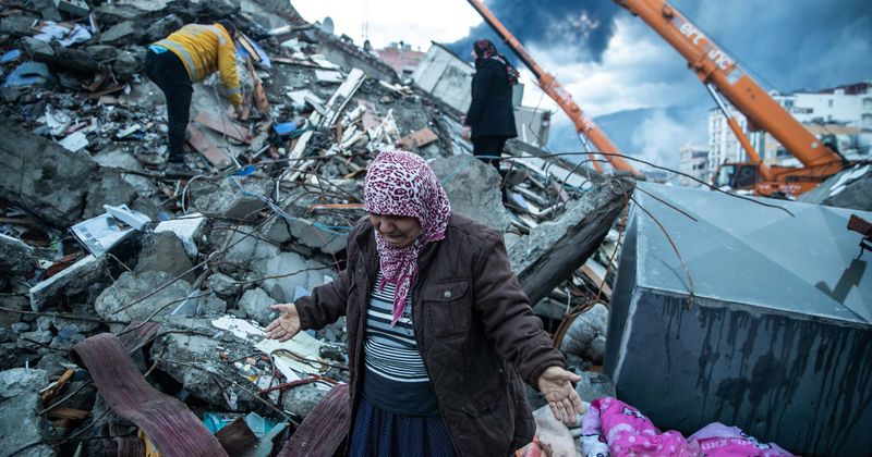 Newborn baby saved from rubble after mom gives birth under collapsed building and dies during earthquake