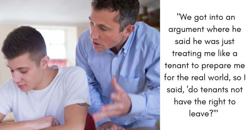 Man asks stepson to start paying rent the day after he turns 18, sparks fierce debate