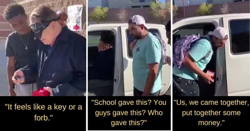 Students pool funds to gift the janitor a car so he doesn't have to walk to school every day