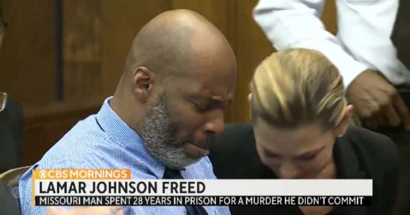 Father-of-two who served 27 years in prison is finally free as judge overturns his murder conviction