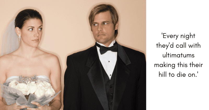Couple decides to elope after getting tired of their families arguing over the wedding arrangements