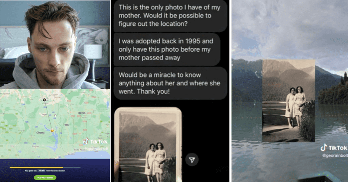 10 times this man helped reconnect loved ones by finding where their old pictures were taken