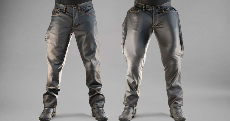 Motorcyclists can now ride in style and stay safe with these airbag jeans: 'They're quite a sight'