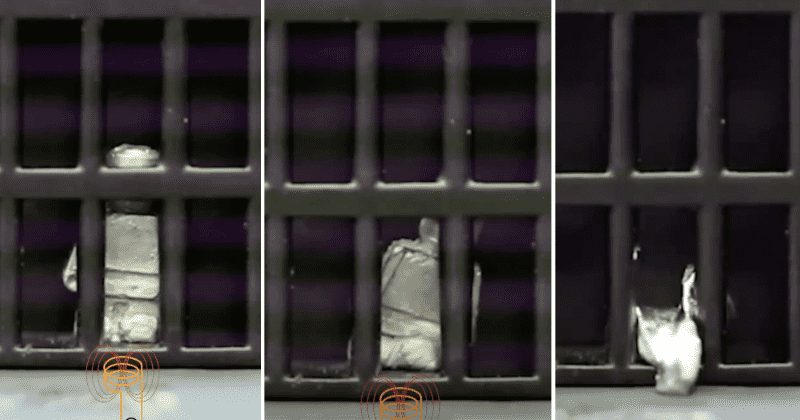 Scientists create shapeshifting robot that can turn into liquid and escape a cage