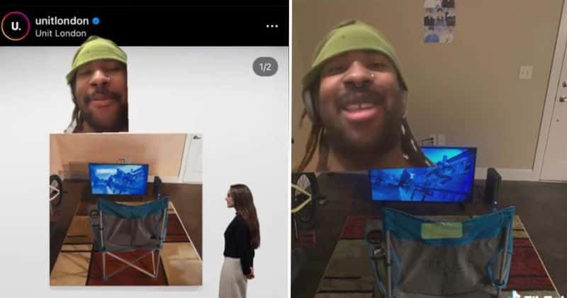 Man stunned after finding a painting of his living room on display at art gallery: 'This can't be real'