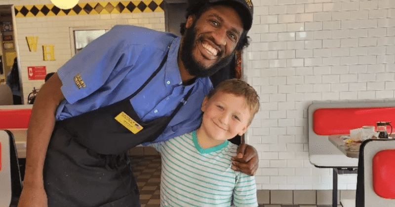 8-year-old raises more than $50,000 after learning his favorite waiter walks several miles to work