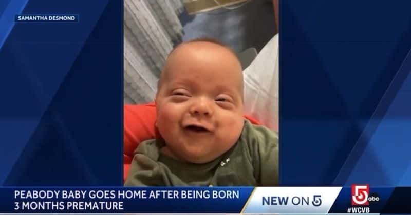 Baby gets special homecoming parade after being in NICU for more than 3 months