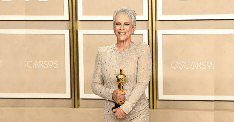 Jamie Lee Curtis calls for degendering awards at Oscars as a 'mother of a trans daughter'