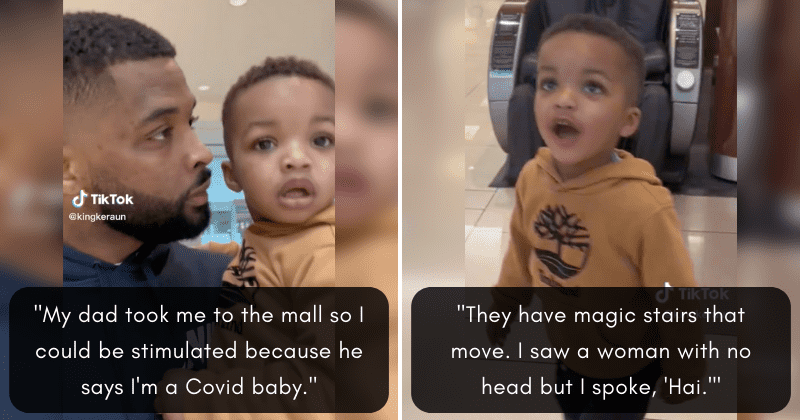 Dad narrates 'Covid baby' son's first trip to the mall with a hilarious voiceover and it is epic