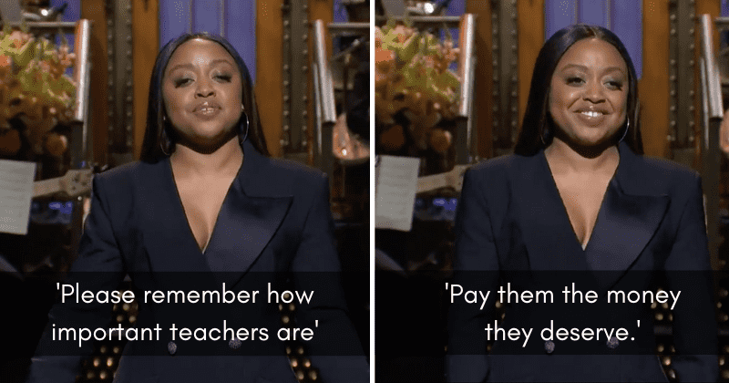 'Abbott Elementary' star Quinta Brunson calls for teachers to be paid more in SNL opening monologue