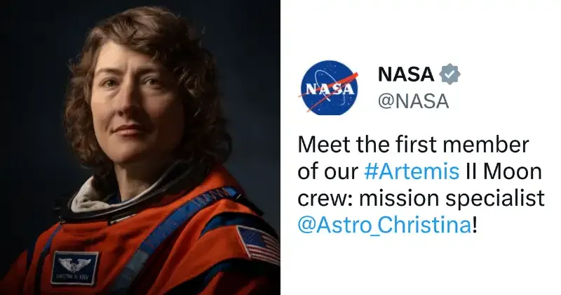 Astronaut Christina Koch to be the first woman to orbit the moon as part of Artemis II crew in 2024