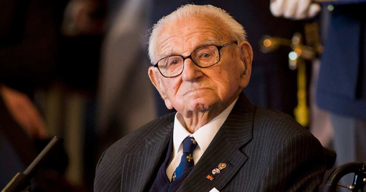 Sir Nicholas Winton didn’t know the audience was full of children he saved from Nazis — until this moment