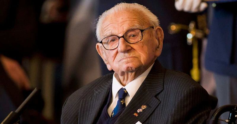 Sir Nicholas Winton didn’t know the audience was full of children he saved from Nazis — until this moment