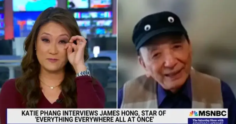 James Hong brings TV host to tears with a heartwarming message in emotional interview