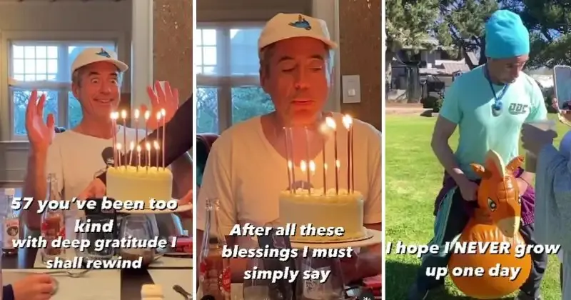 Robert Downey Jr. celebrates his 58th birthday by sharing rare glimpse of his family life