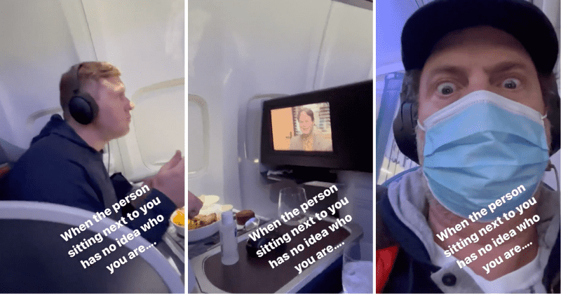 Man watches 'The Office' on a flight without realizing he's sitting next to 'Dwight Schrute'