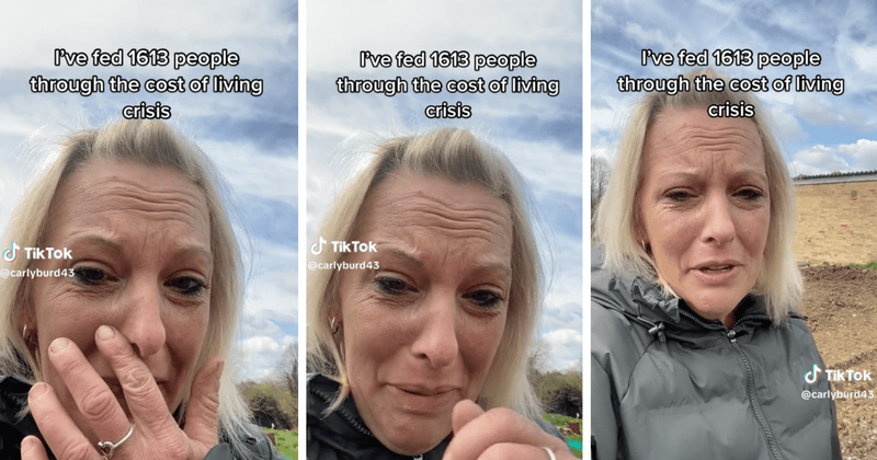 Community rallies around woman whose crops was destroyed. She was growing food to feed families in need