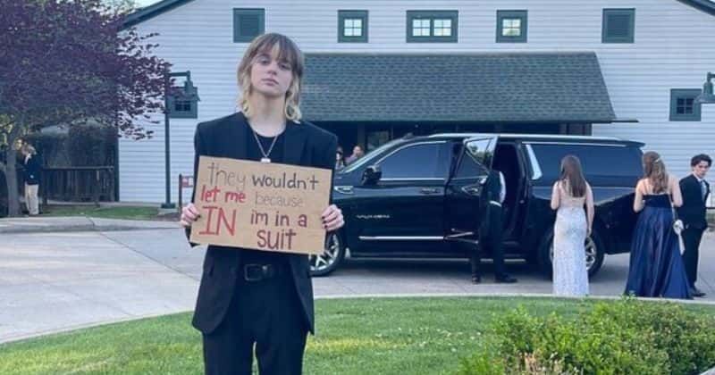 Strangers host a private prom for non-binary student who was denied entry for wearing a suit