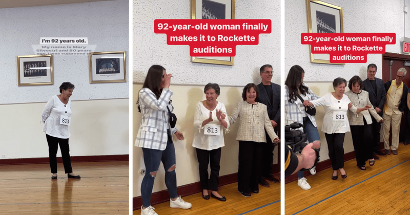 92-year-old's dream of auditioning for the Rockettes comes true decades after missing her chance