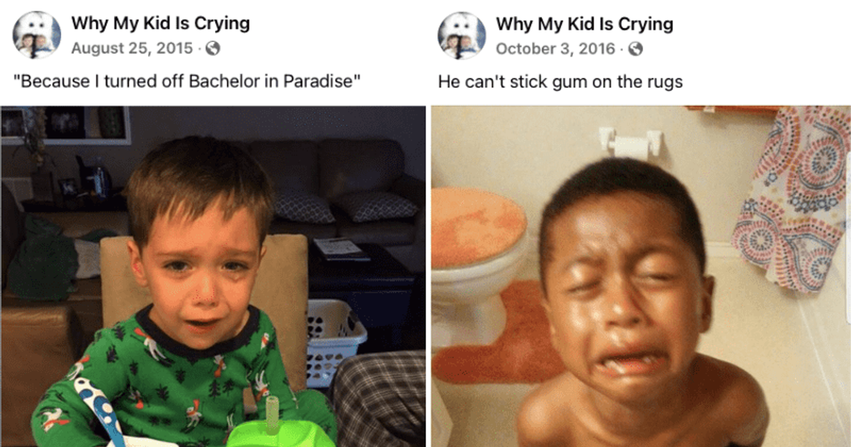 25 parents share hilarious incidents explaining why their kids cry: 'Because I looked at him'