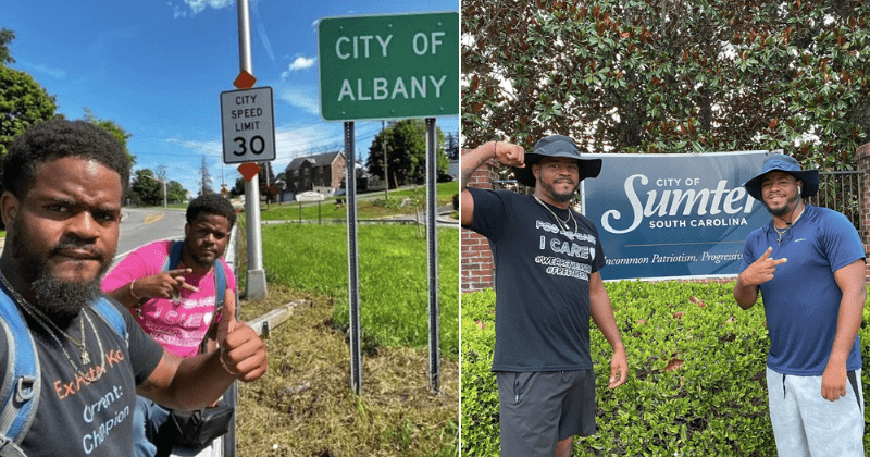 Twins walk across the 50 states to raise awareness and support for kids in foster care