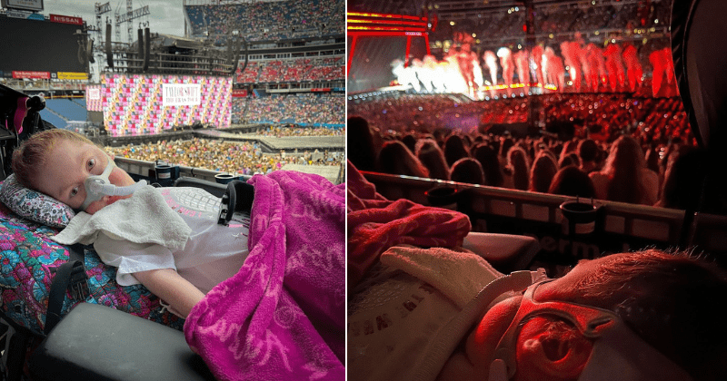 Teen with rare genetic disorder attends her first-ever concert from accessible seats