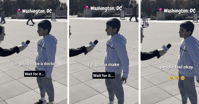 Child’s wise response to choosing a career shows us that kindness matters