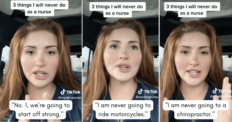 Nurse reveals three things she will never do in her own life after working in the emergency room