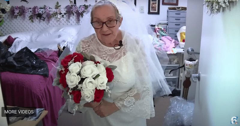 77-year-old woman marries herself in a dream wedding ceremony: 'So happy'