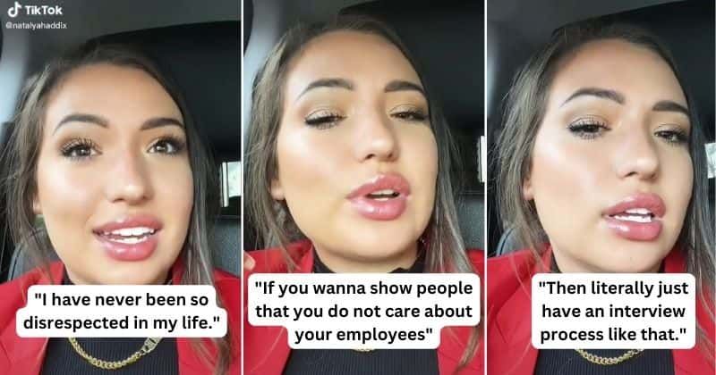 Woman stands up for herself after she feels disrespected by prospective employers, walks out