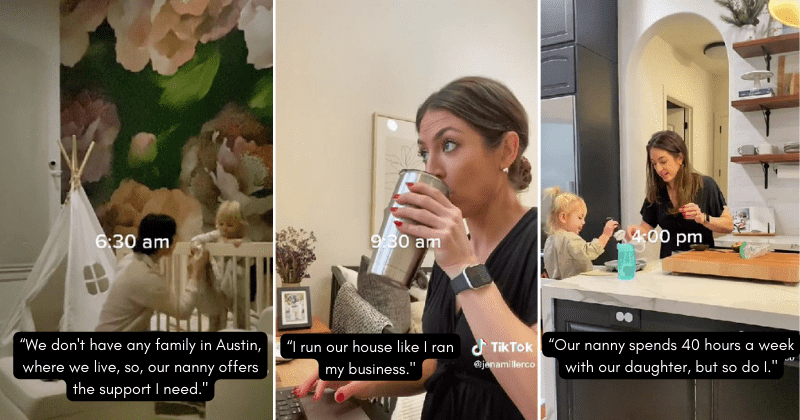 Stay-at-home mom has a full-time nanny to support her and it shows how difficult it is to raise a child