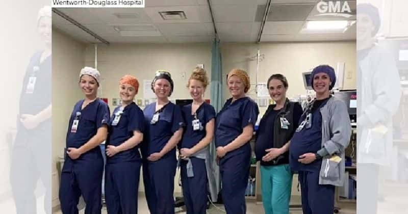 11 staff members at the New Hampshire hospital are pregnant at the same time: 'We feel grateful'