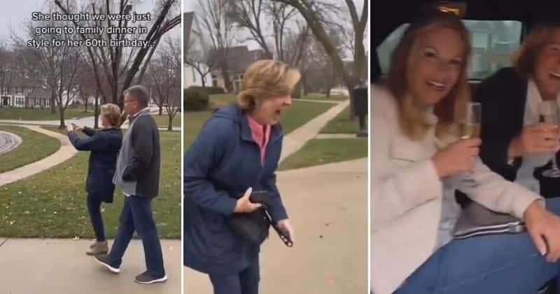 Husband surprises wife with a girls’ night on her 60th birthday and her reaction is everything