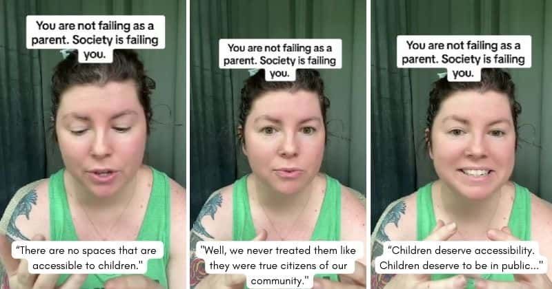 Mom explains why there is a need for more public places that are accessible to children