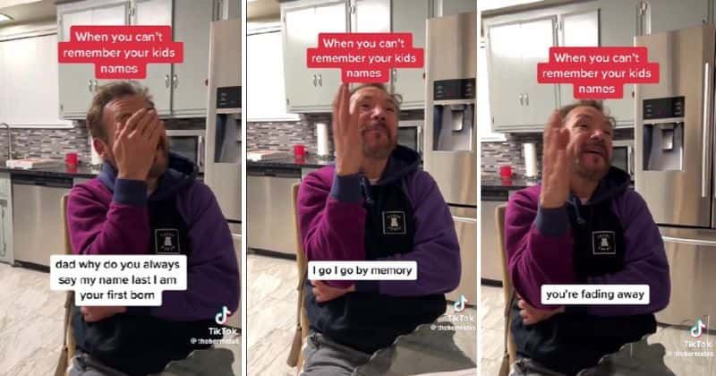 Dad gives hilariously savage explanation for why he calls his daughter by her siblings' names