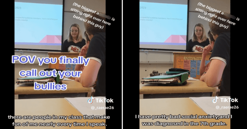 Future nursing student with social anxiety stands up to high school bullies with a powerful speech