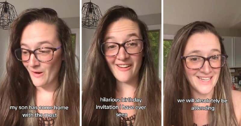 Mom shares hilariously relatable birthday party invite her son came home with: 'This is incredible'
