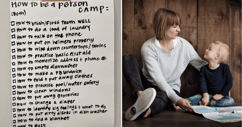 Parents are making summer vacation productive for their kids by teaching them 'how to be a person' skills