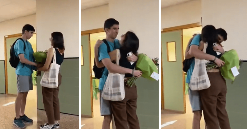 His future hung on how he performed in an exam. She made his day with a thoughtful gesture.