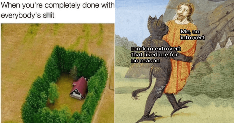 25 hilarious and relatable memes that capture the essence of being an introvert