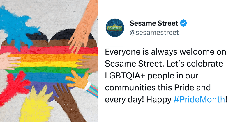 'Sesame Street' has been spreading love and acceptance by celebrating Pride all month long