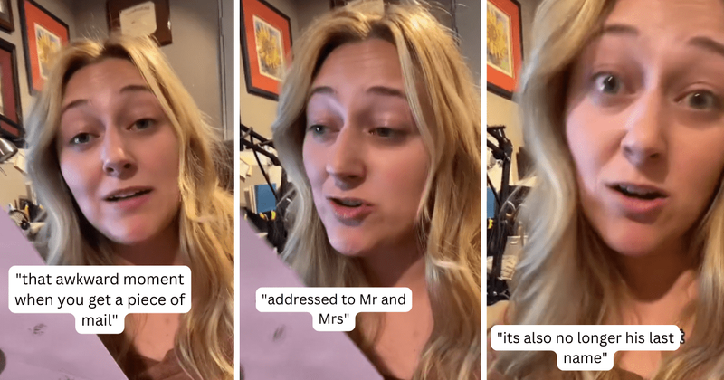 Woman responds to getting couples' mail addressed specifically to her husband's name