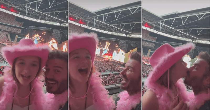 David Beckham shares the cutest daddy-daughter date with young Harper at Harry Styles' concert