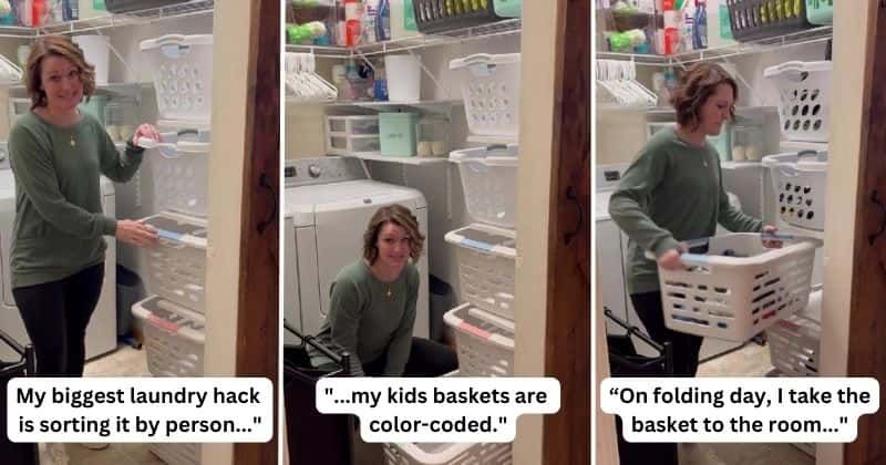 Mom shares ingenious laundry organizing hack that makes the process a lot efficient: 'Quick and easy'